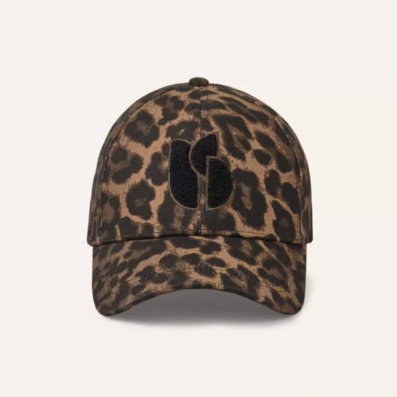 BEST NWT Ba&sh Hino Visor Cap Leopard Cotton Causal main image 6